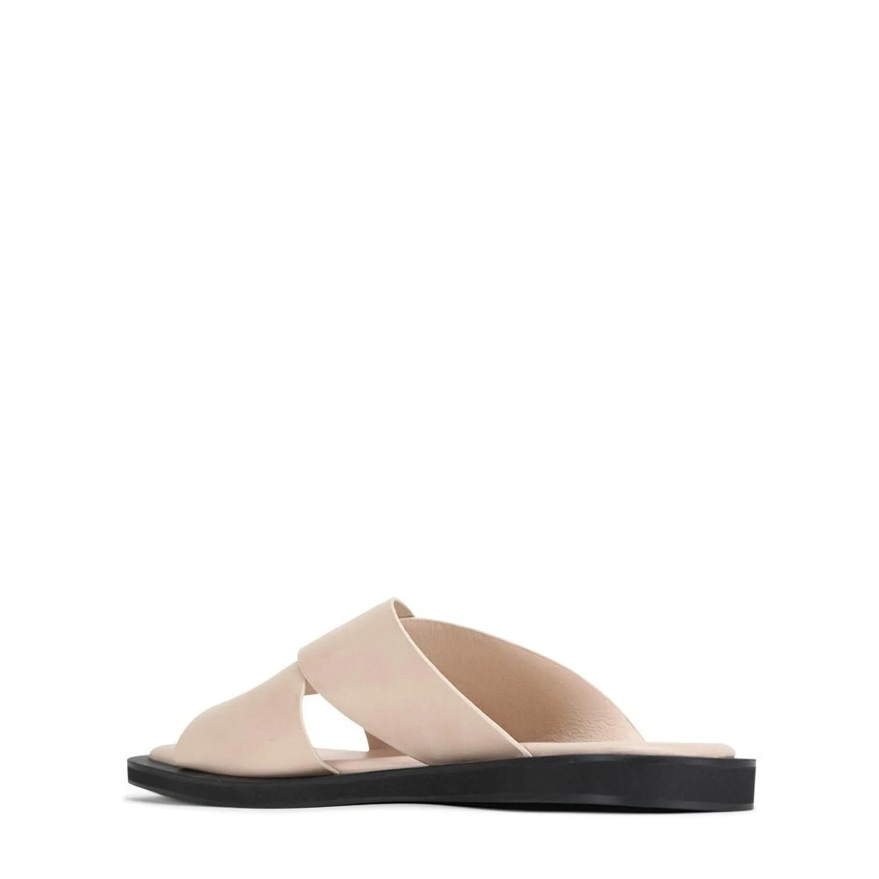 MISHK LEATHER CROSSOVER SANDALS