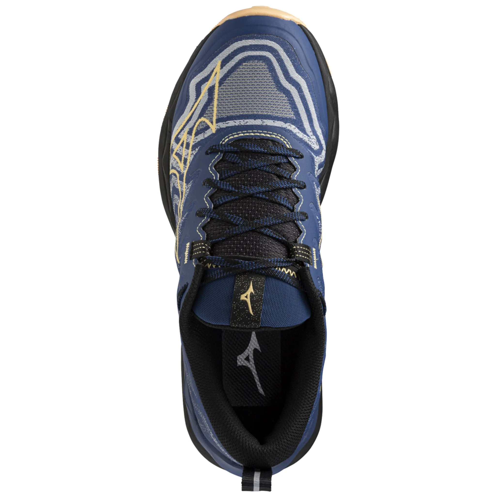 Mizuno Wave Daichi 8 Women's Estate Blue Apricot Ice Black