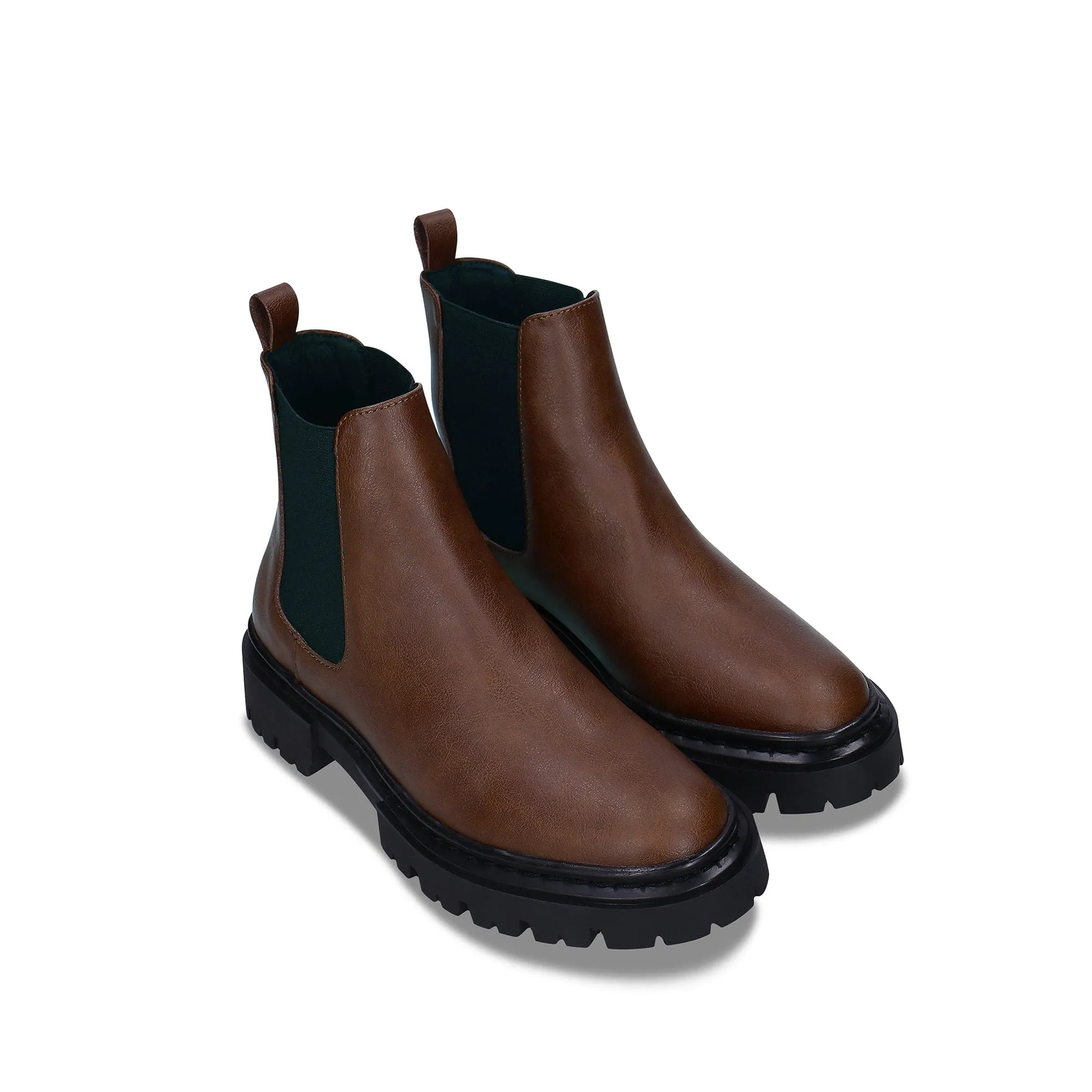 Molly Women's Vegan Leather Chelsea Boots | Brown