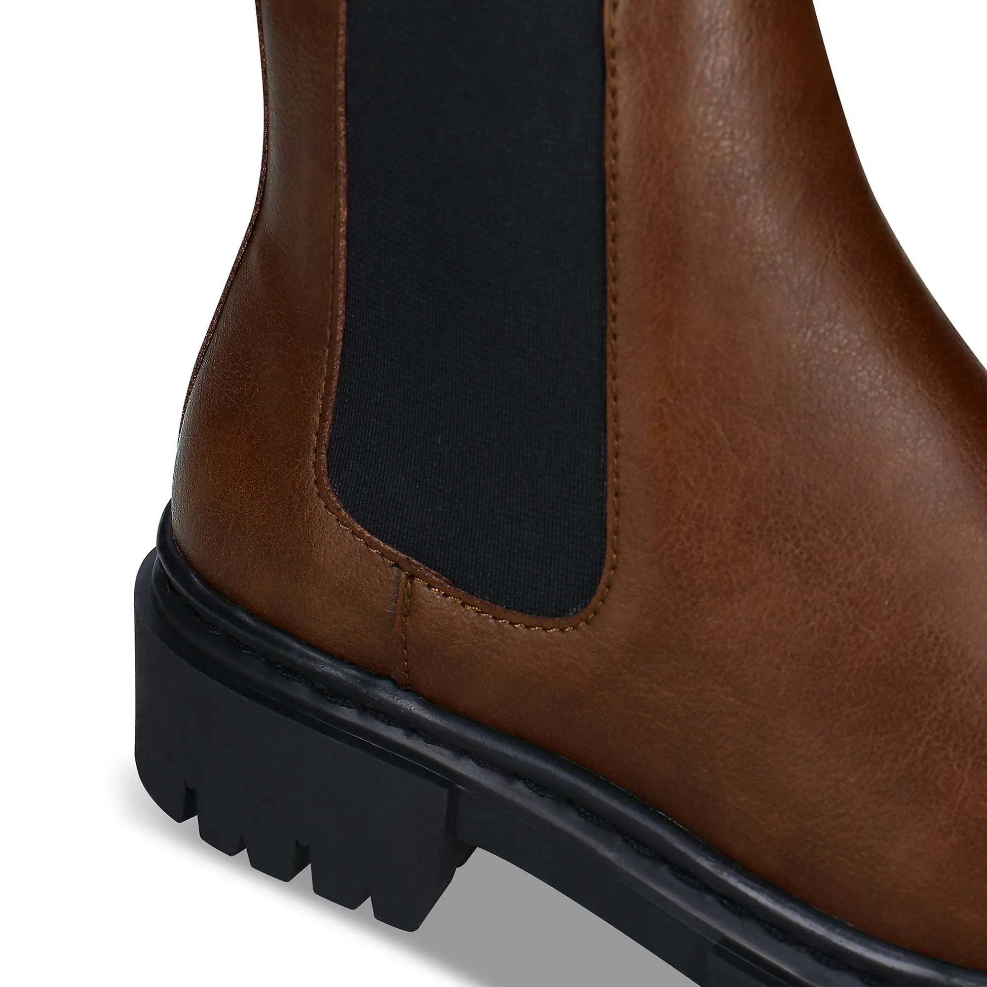 Molly Women's Vegan Leather Chelsea Boots | Brown