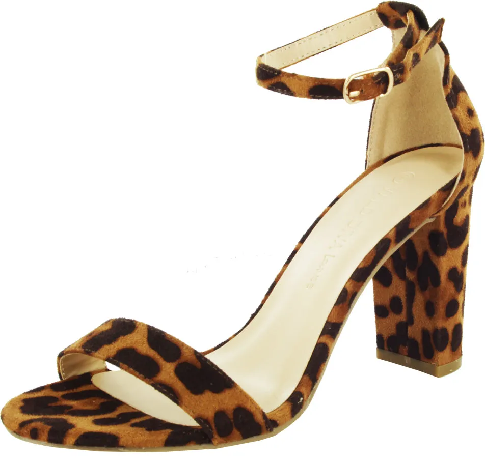 MORRY-01 Chunky Block Heeled Sandals