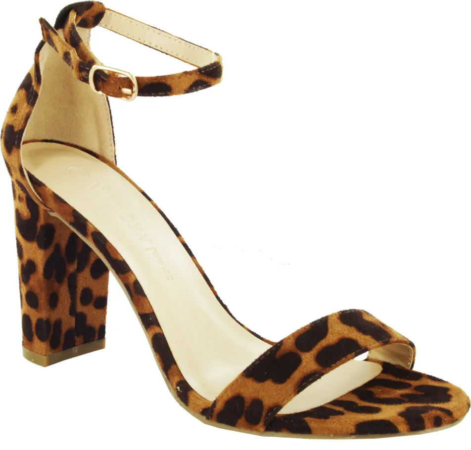MORRY-01 Chunky Block Heeled Sandals
