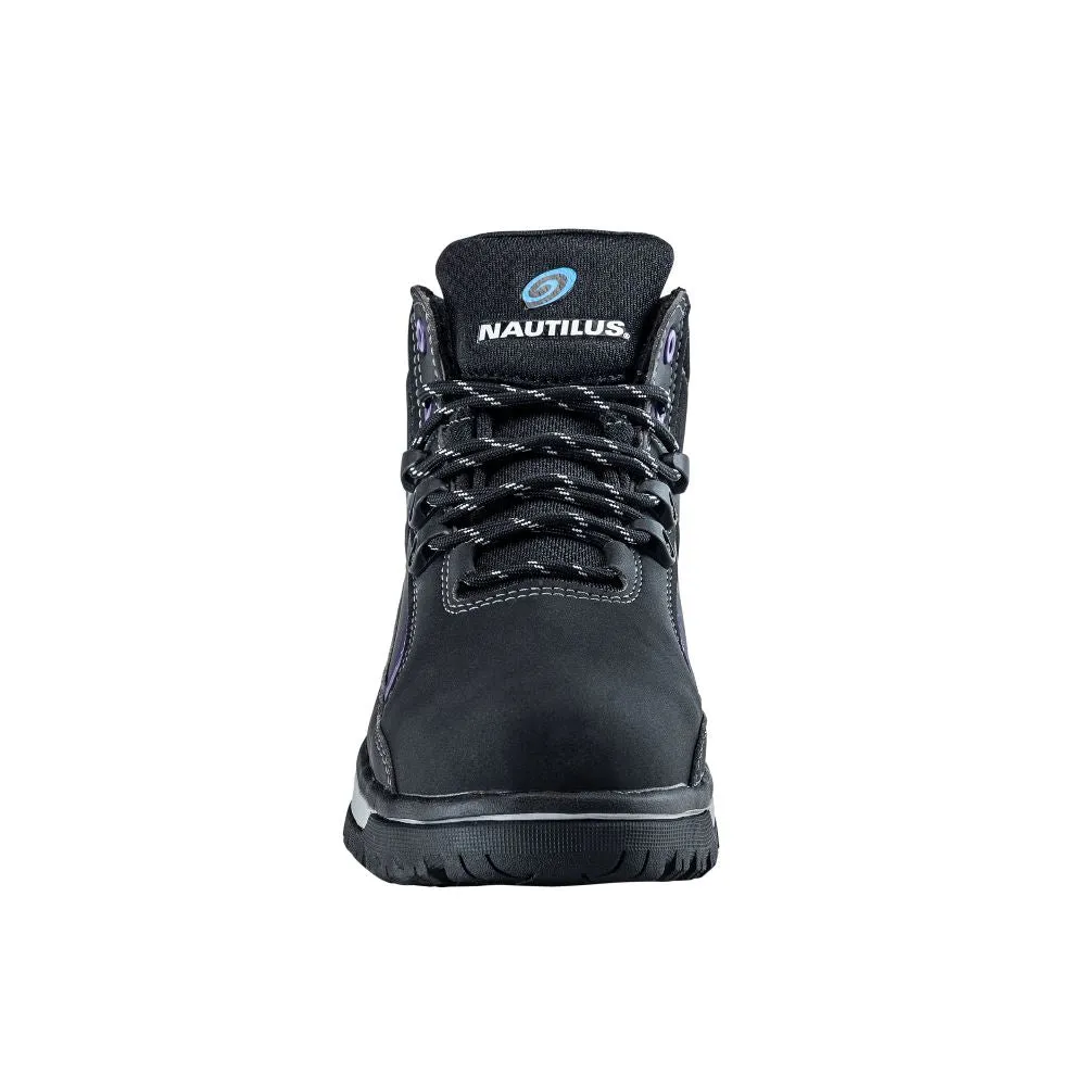 'Nautilus' Women's Urban Int. MetGuard EH SR Alloy Toe - Black / Purple