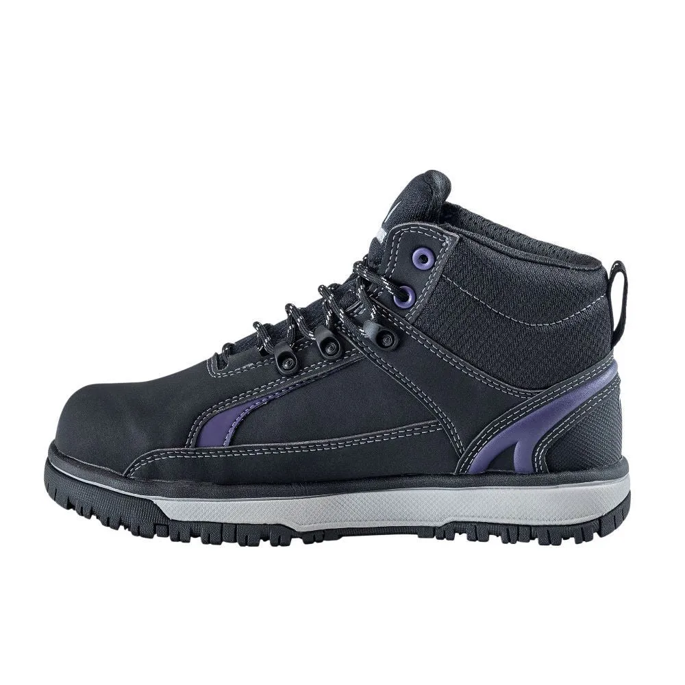 'Nautilus' Women's Urban Int. MetGuard EH SR Alloy Toe - Black / Purple