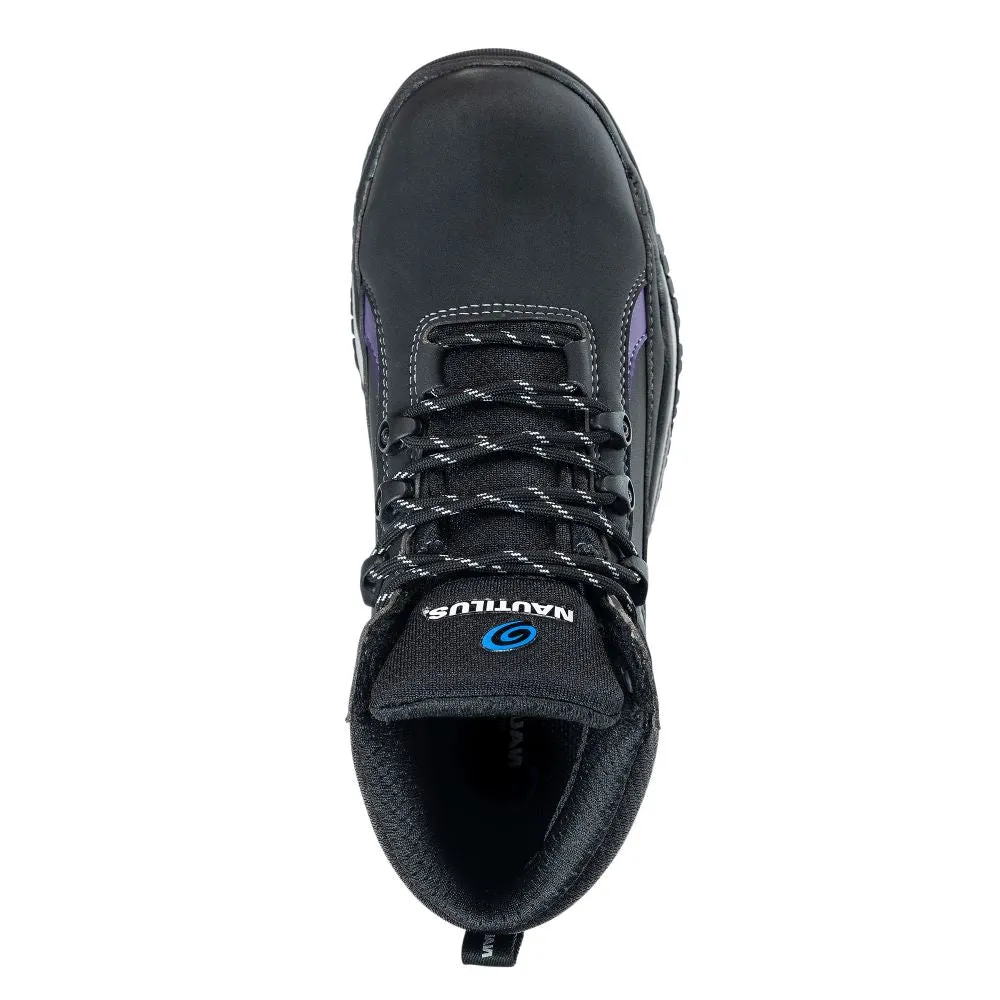 'Nautilus' Women's Urban Int. MetGuard EH SR Alloy Toe - Black / Purple