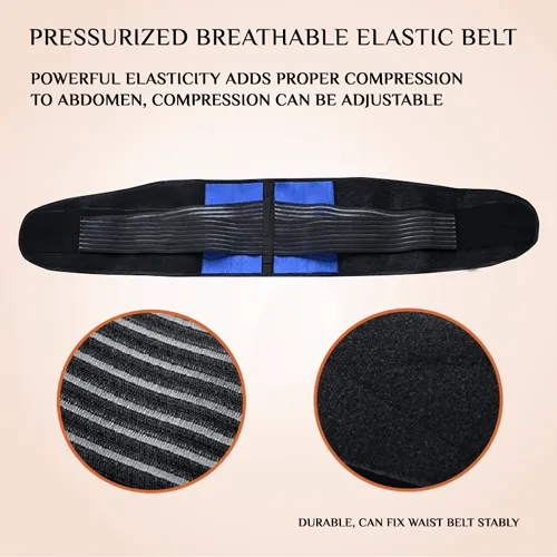 Neoprene Double Pull Lumbar Adjustable Low Back Waist Support Belt