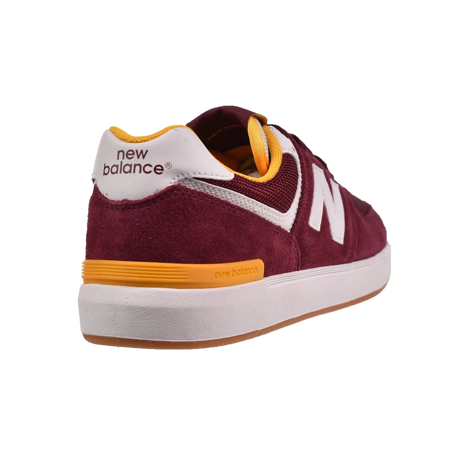 New Balance 574 'All Coasts" Men's Shoes Burgundy-White-Yellow