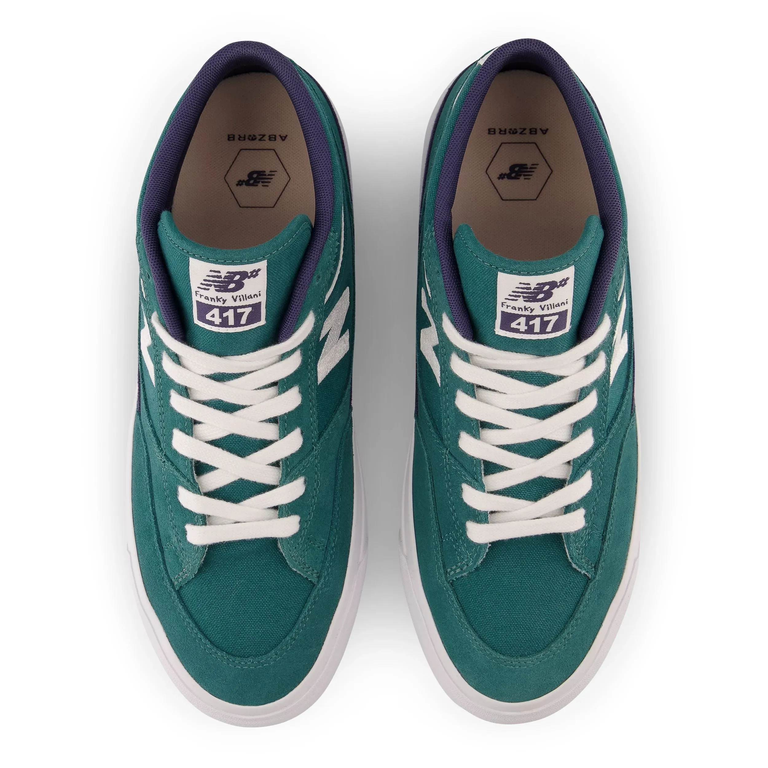 New Balance Numeric 417 Franky Villani Skateboard Shoe - Vintage Teal