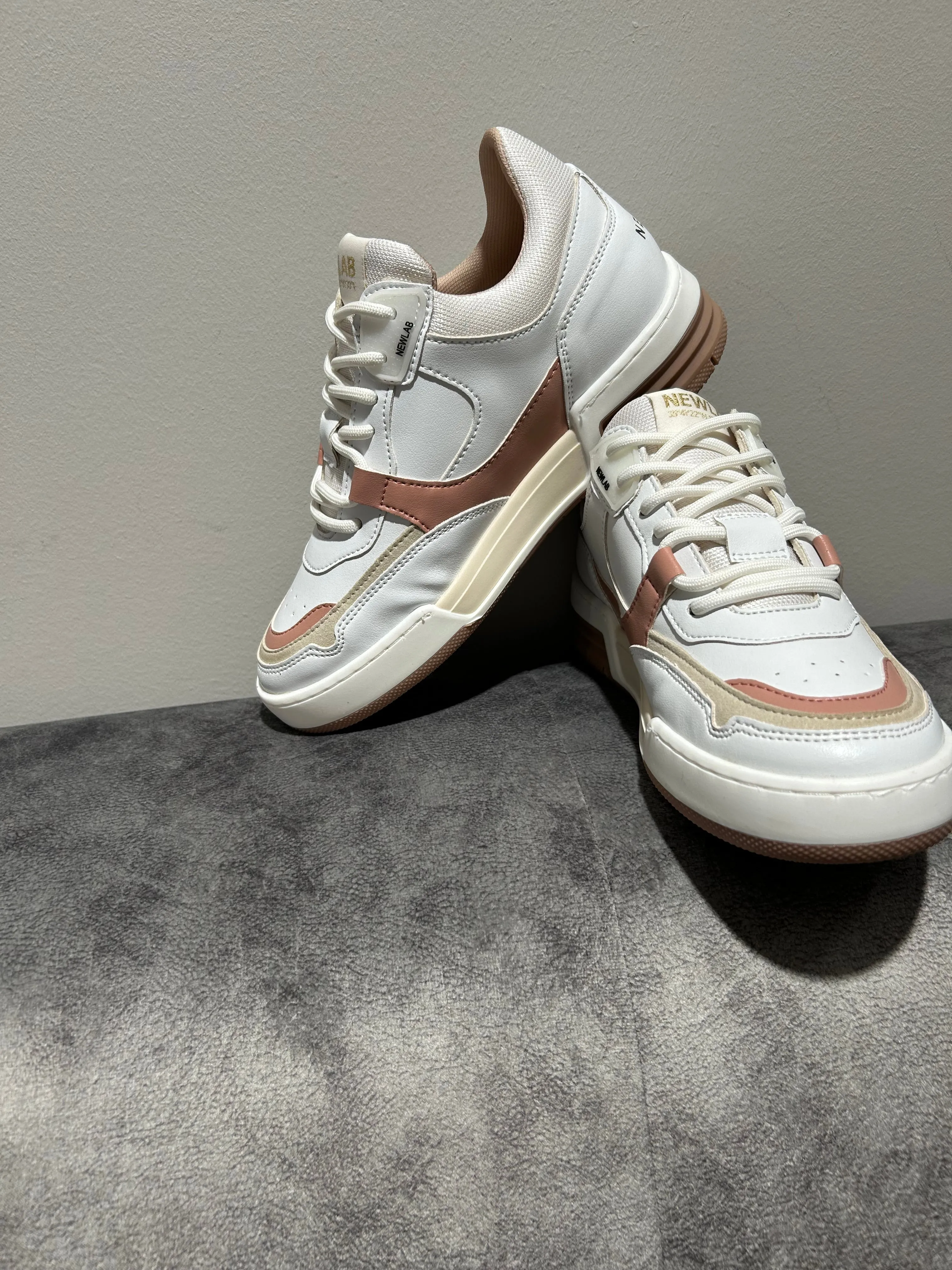 NEWLAB Pink & White Trainer