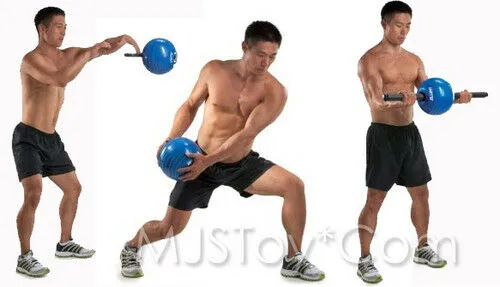 NIB Jillian Michaels Ultimate Medicine Ball Cross Training System 7 in 1 Circuit