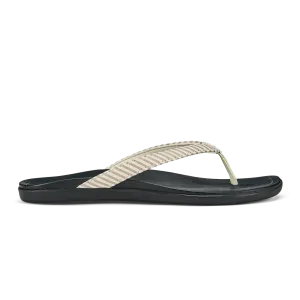 OluKai "Ho'opio" Women's Sandals- Bone/Stripe