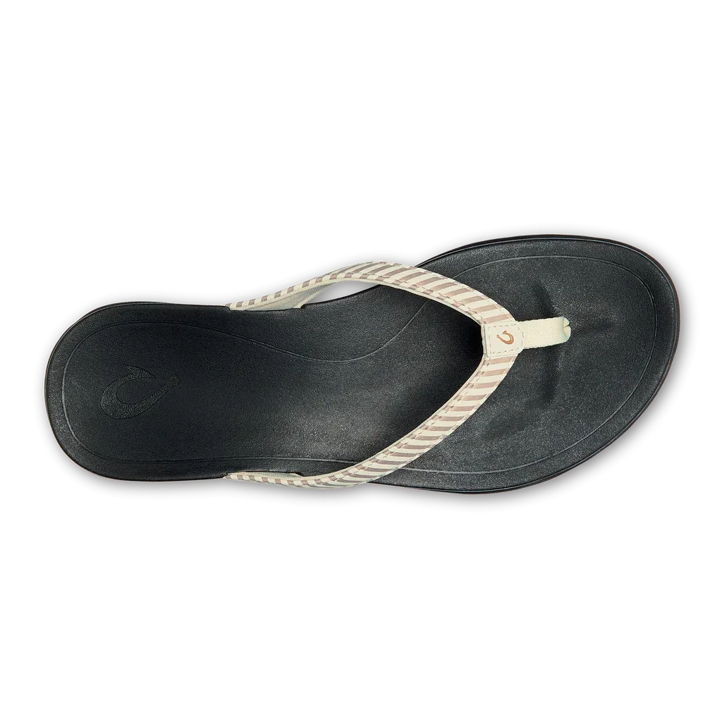 OluKai "Ho'opio" Women's Sandals- Bone/Stripe