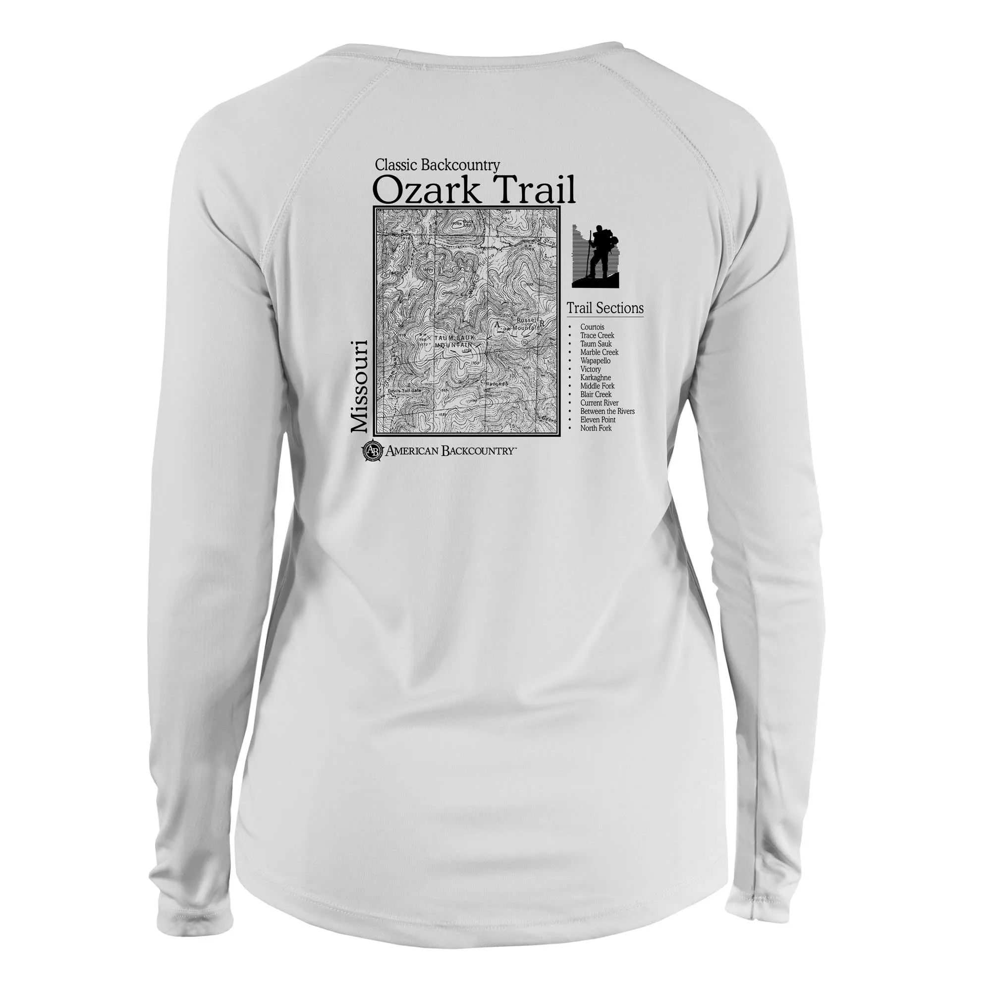 Ozark Trail Classic Backcountry Long Sleeve Microfiber Women's T-Shirt
