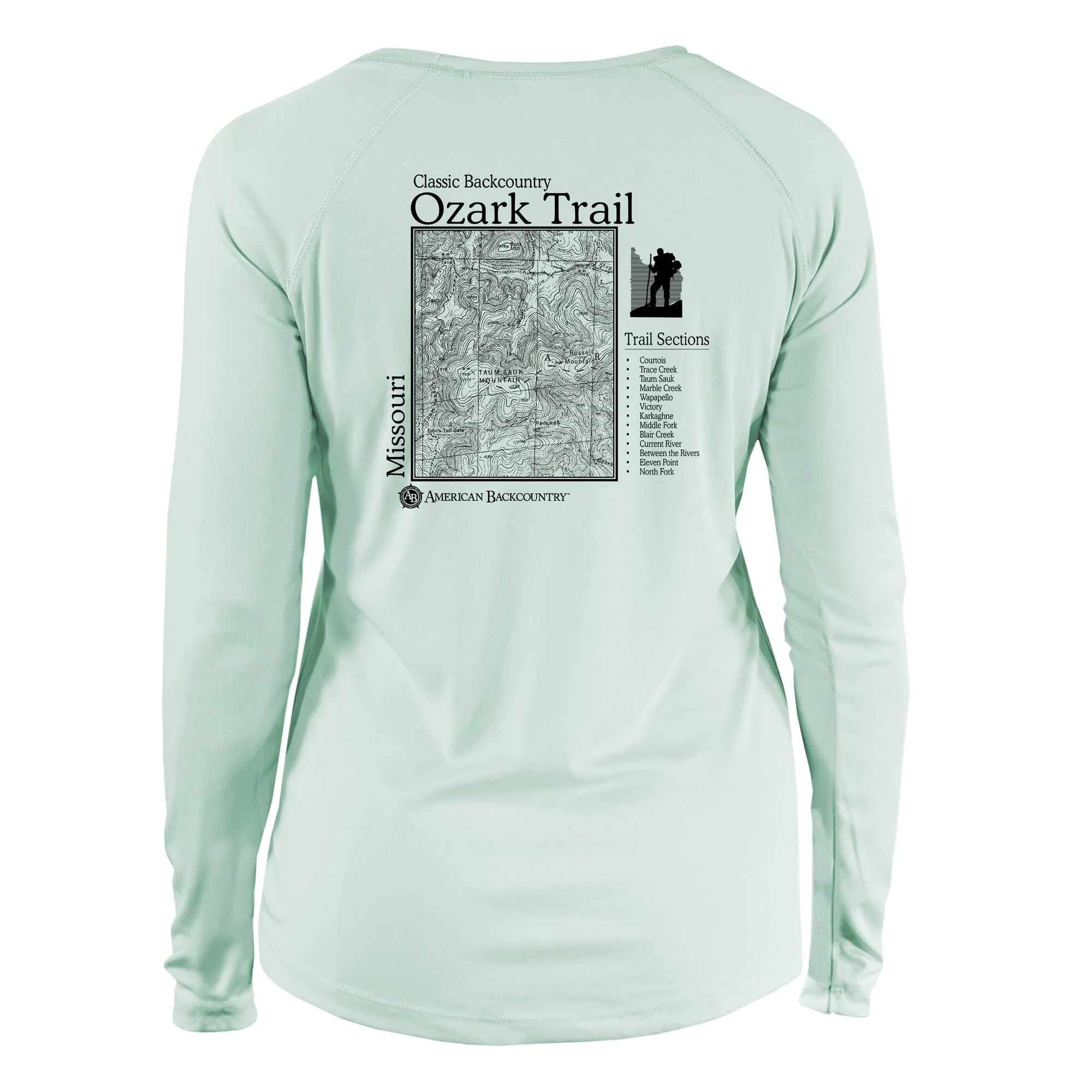 Ozark Trail Classic Backcountry Long Sleeve Microfiber Women's T-Shirt
