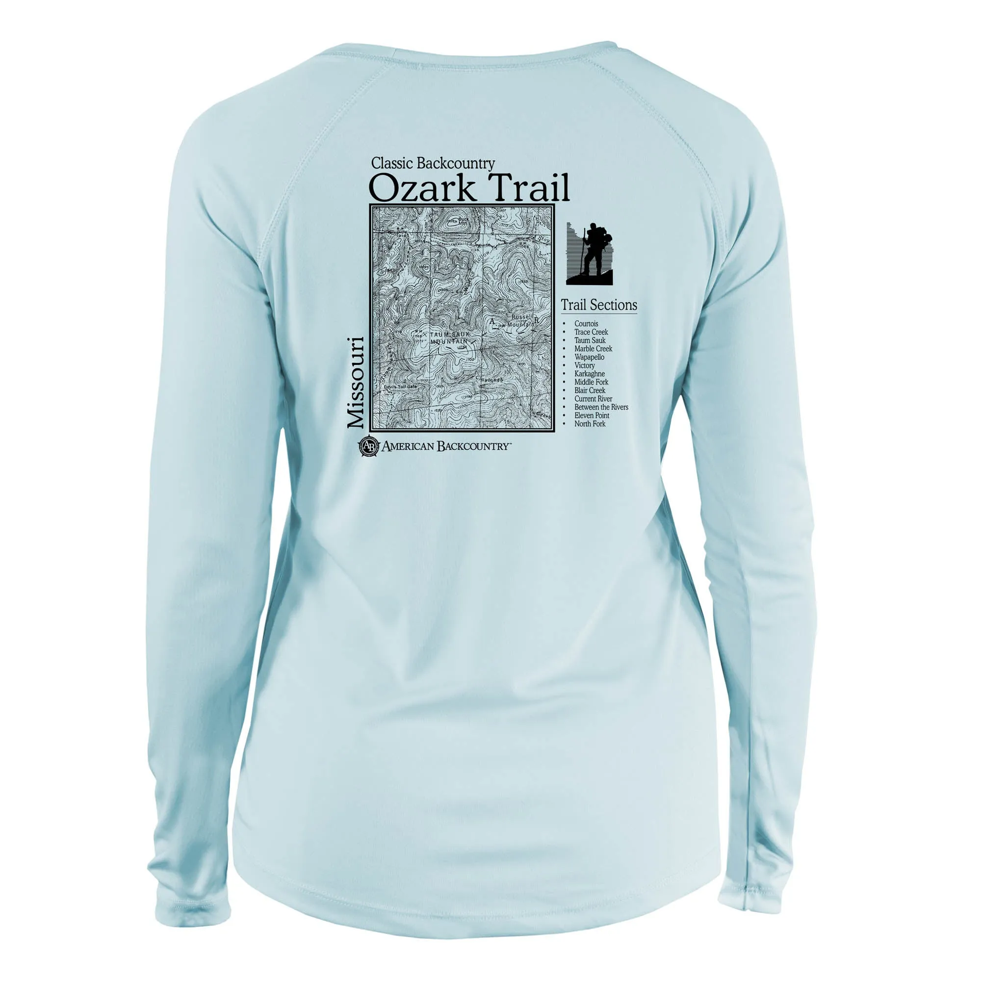 Ozark Trail Classic Backcountry Long Sleeve Microfiber Women's T-Shirt