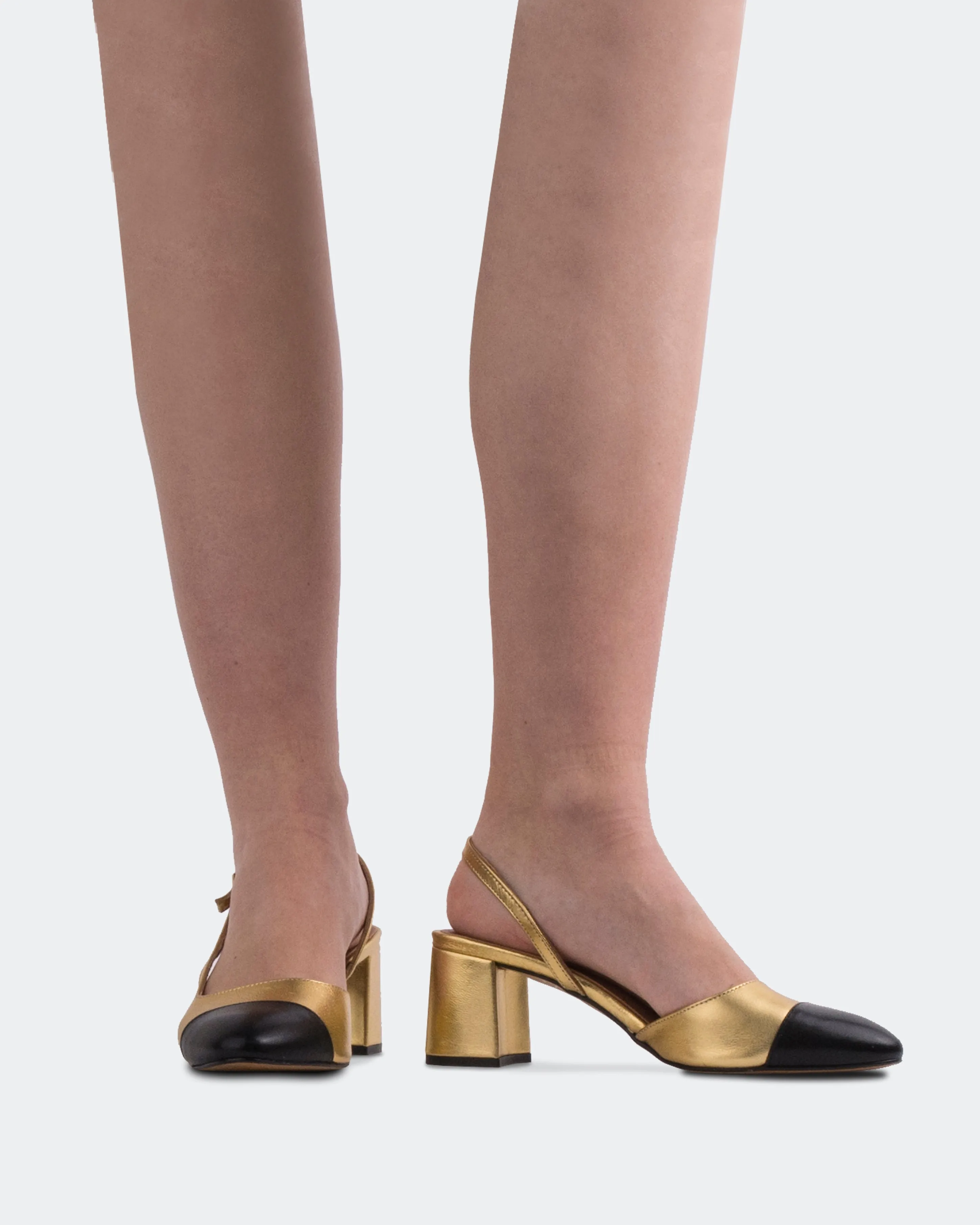 Paris Gold Metallic Leather