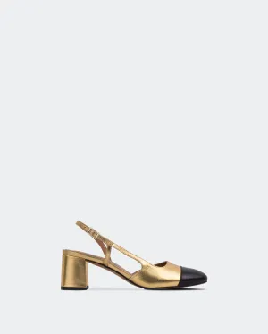 Paris Gold Metallic Leather