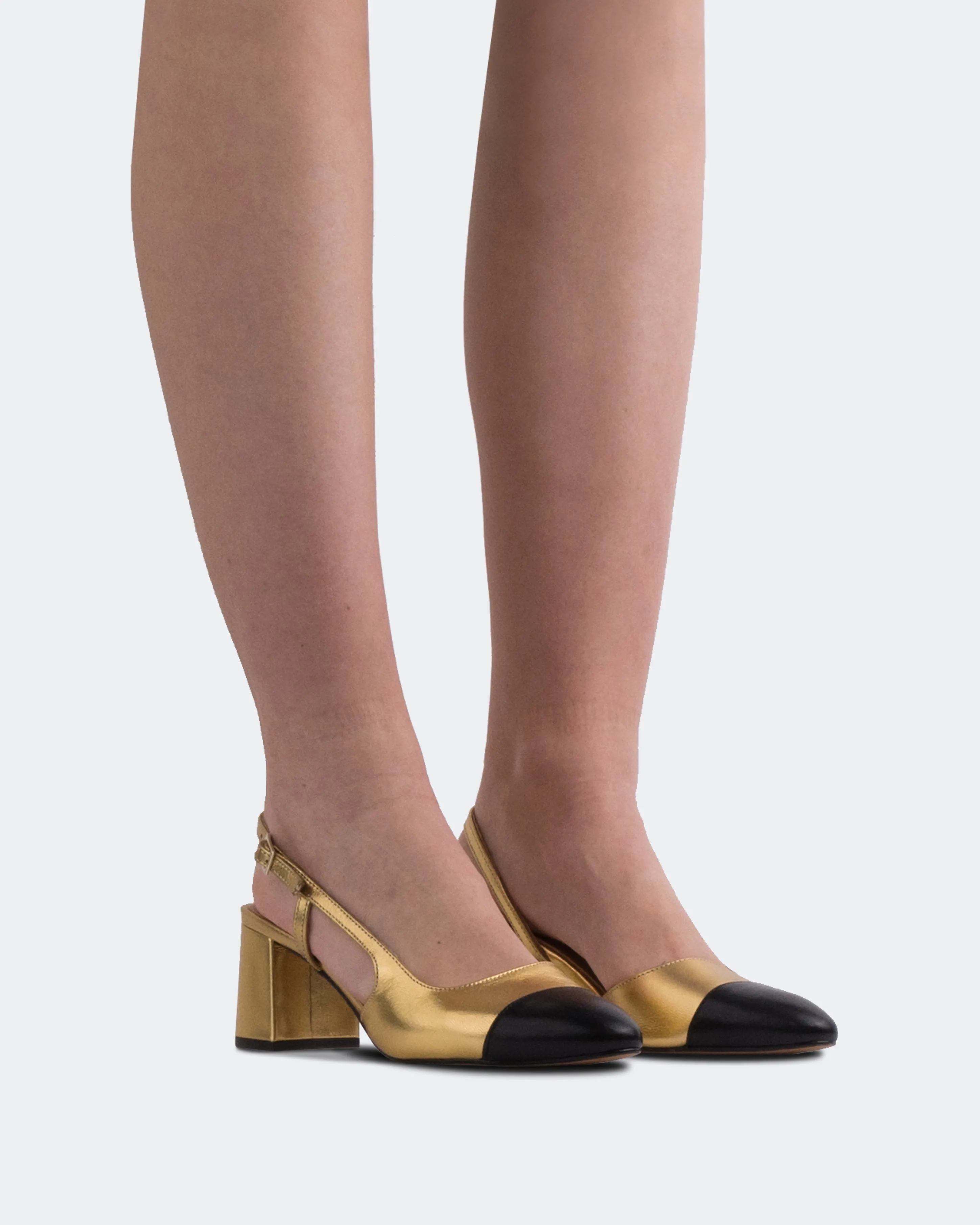 Paris Gold Metallic Leather