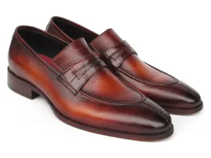 Paul Parkman Men's Split Toe Loafer Shoes Tobacco