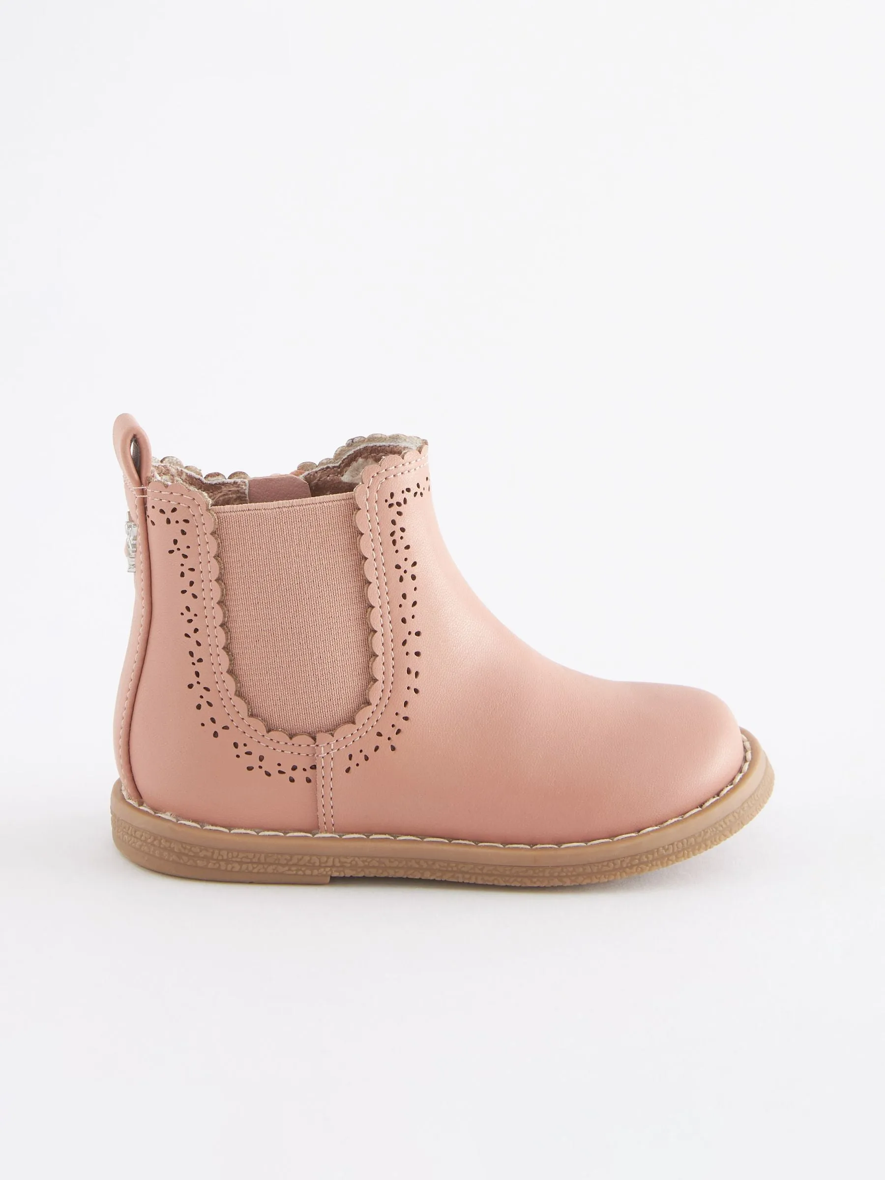 Pink Standard Fit (F) Chelsea Boots