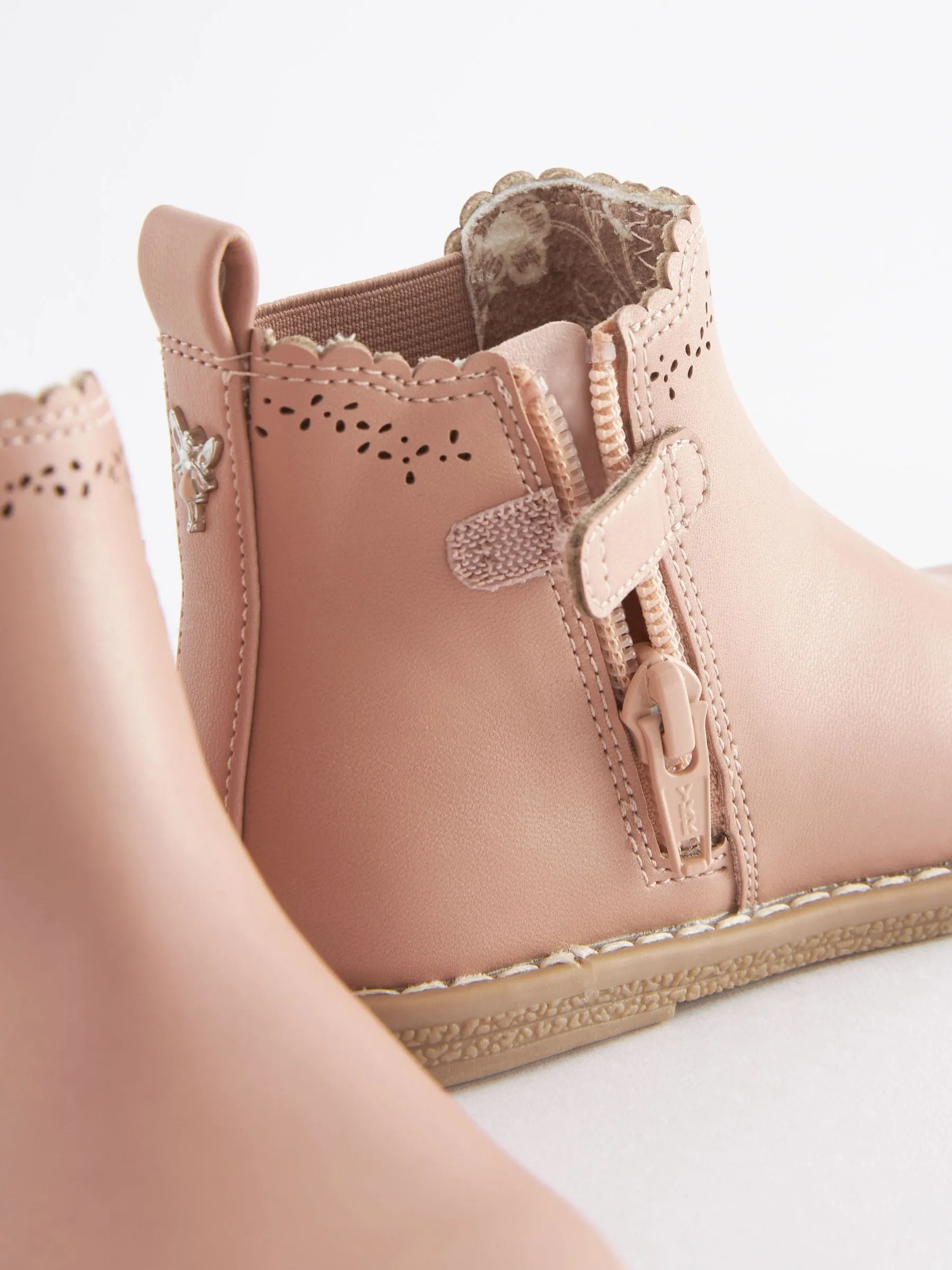 Pink Standard Fit (F) Chelsea Boots