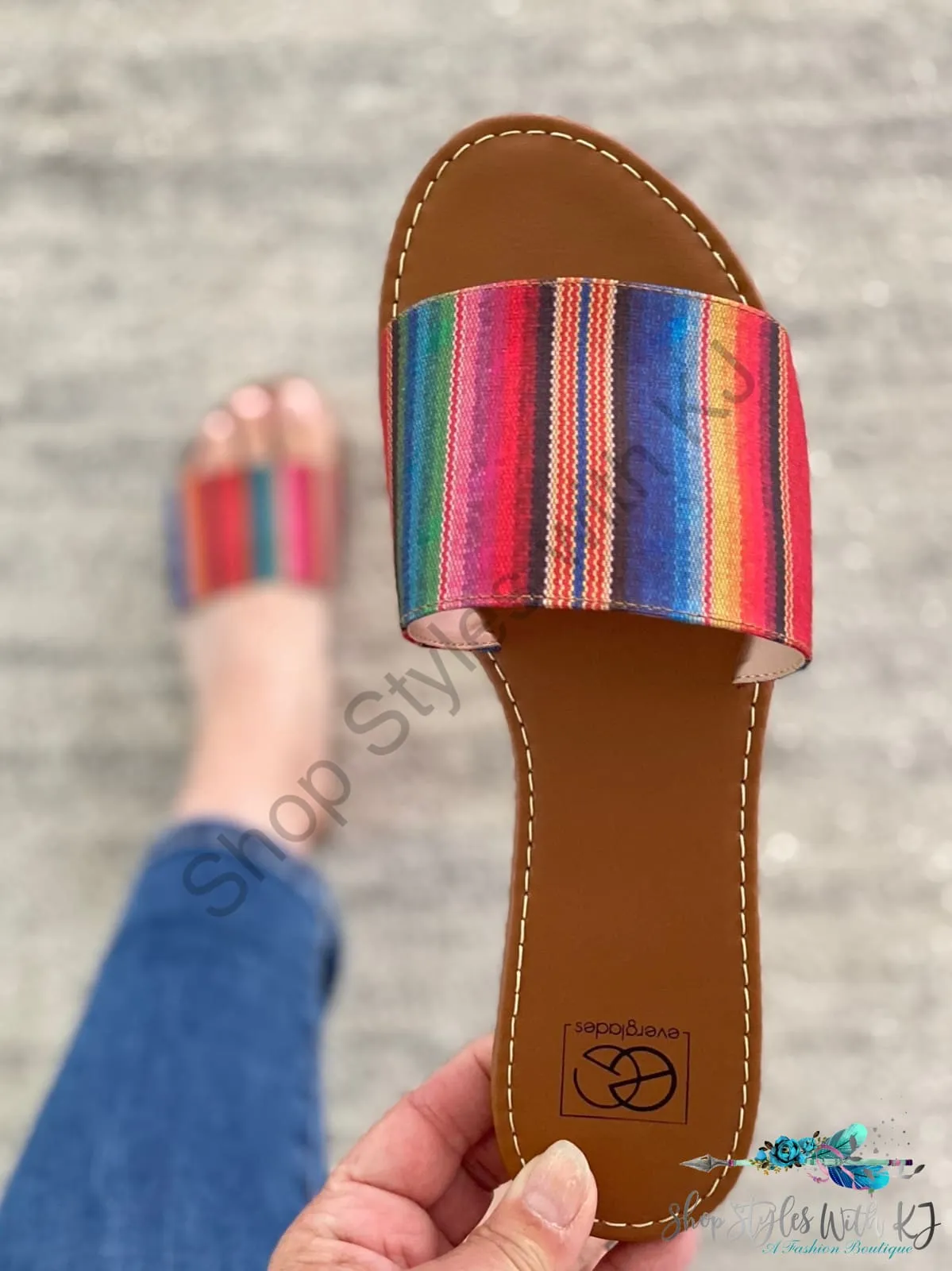 Ritzy Sandals in Serape