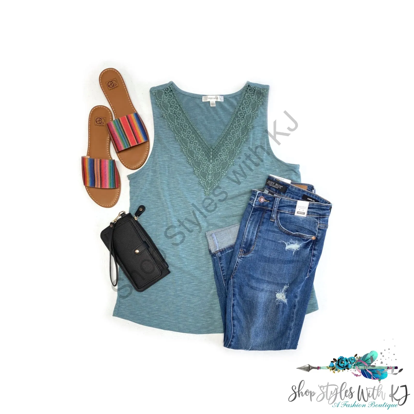 Ritzy Sandals in Serape