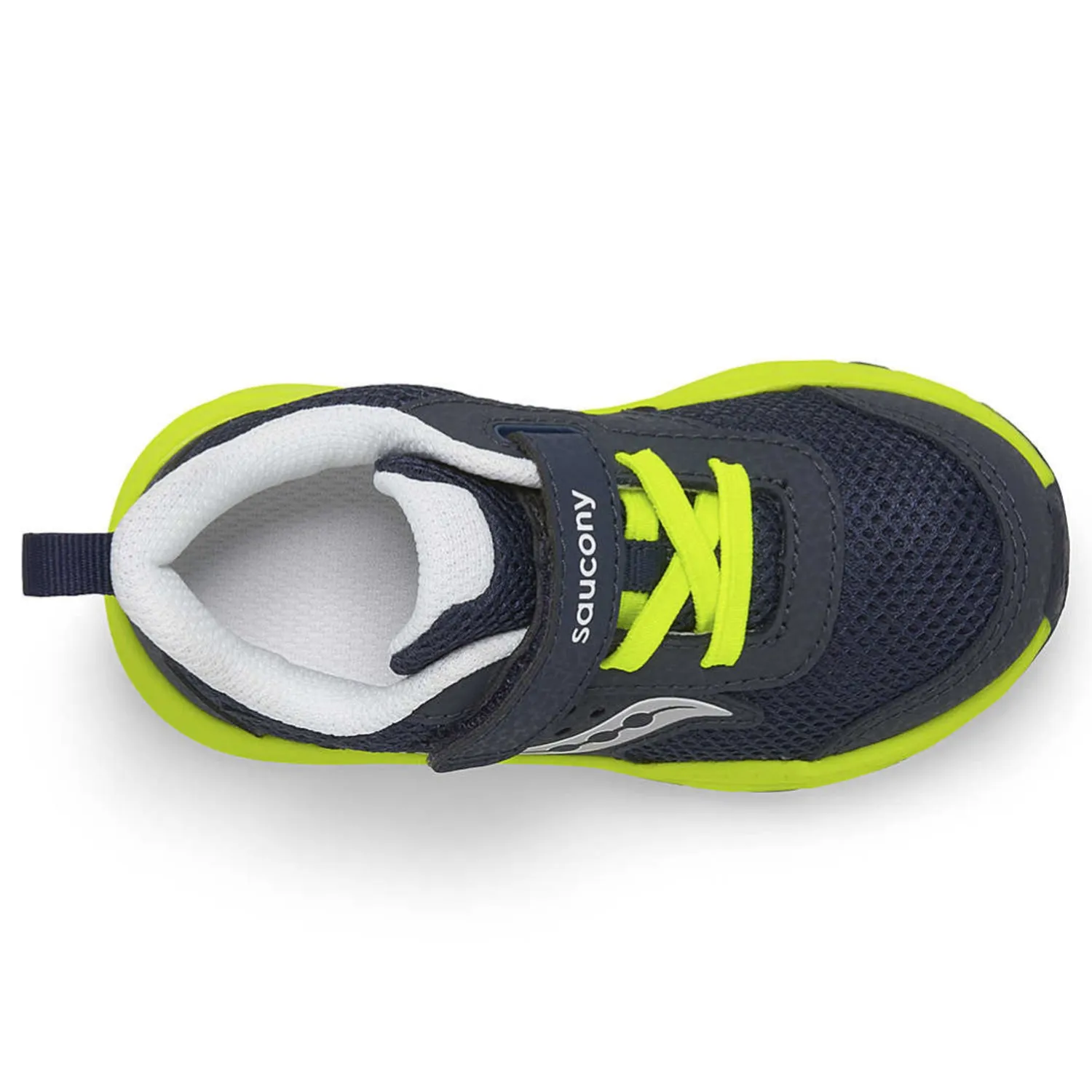 Saucony Navy/Citron Ride Jr B Toddler Sneaker