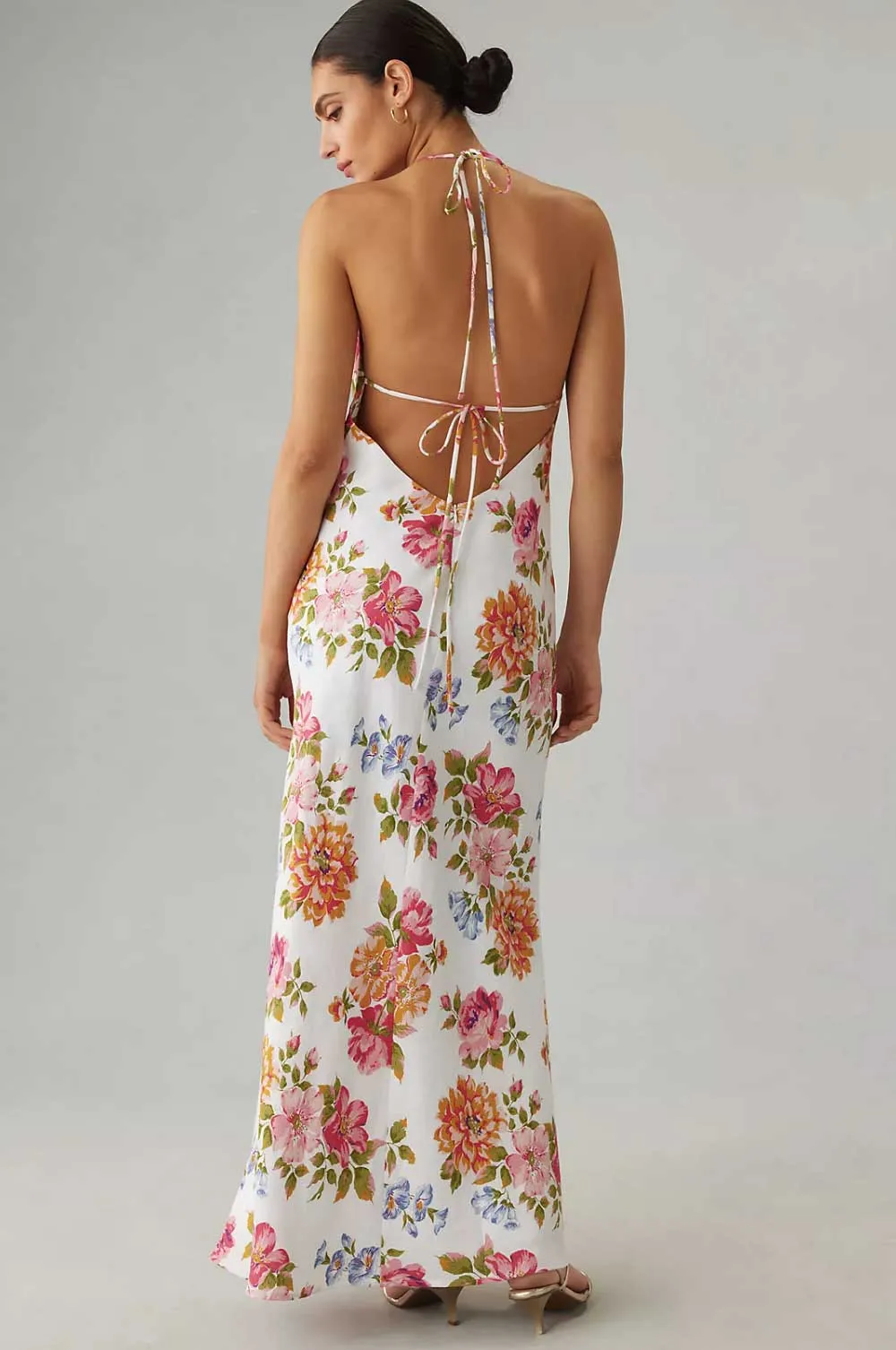 Selia Floral Linen Dress