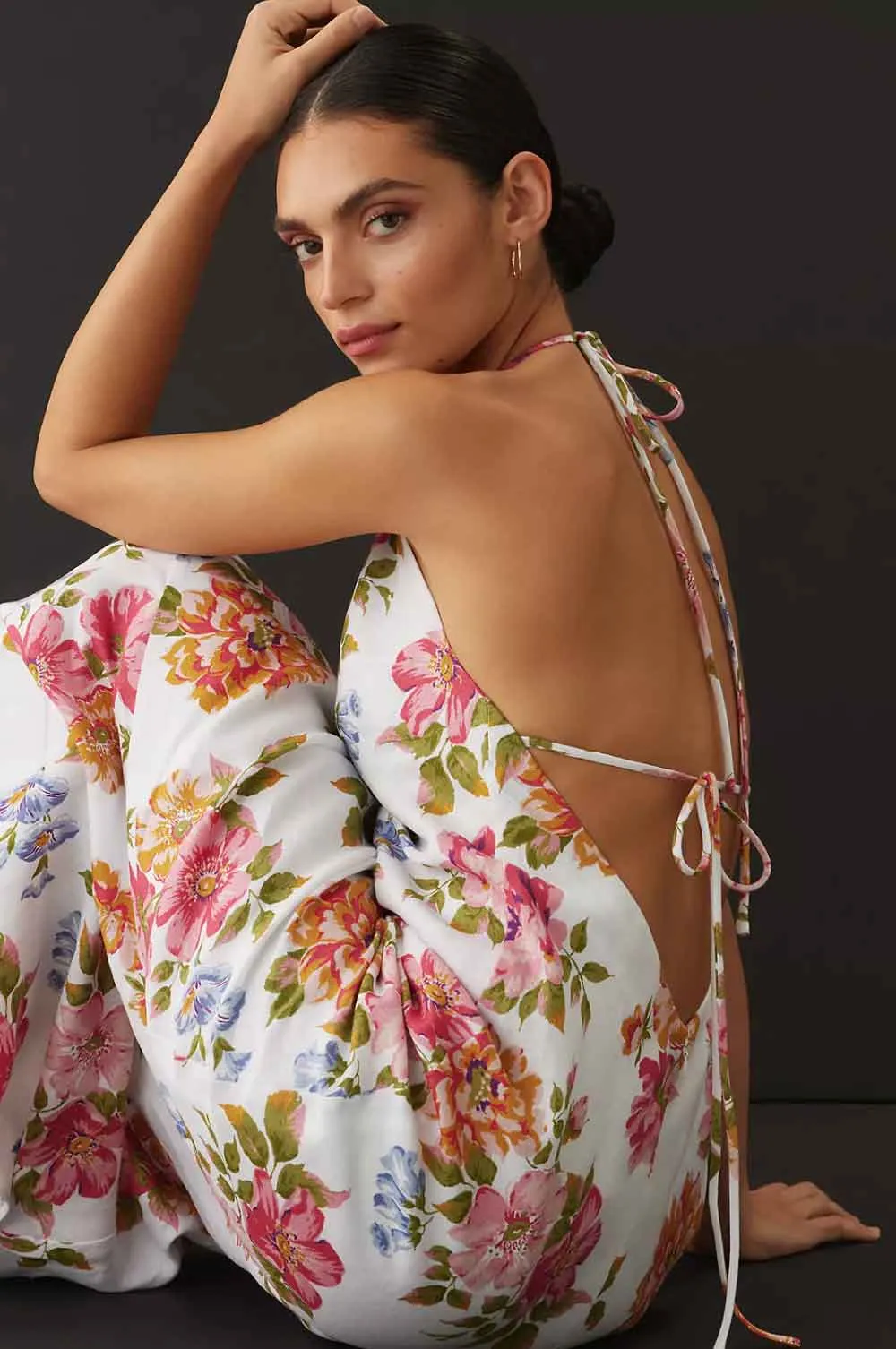Selia Floral Linen Dress