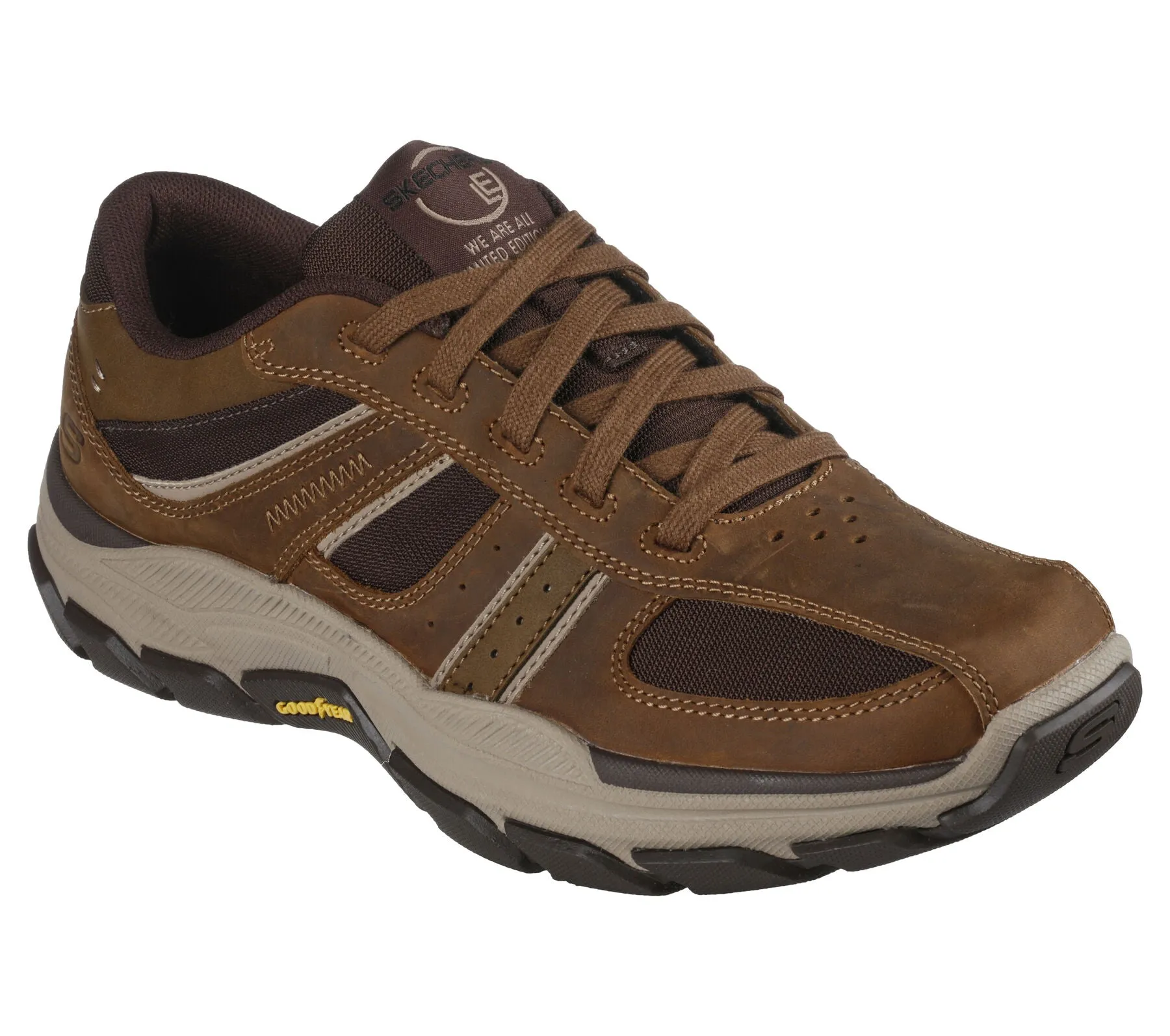 Skechers Men's 204330/DSRT Relaxed Fit: Respected - Edgemere Shoes Desert Brown