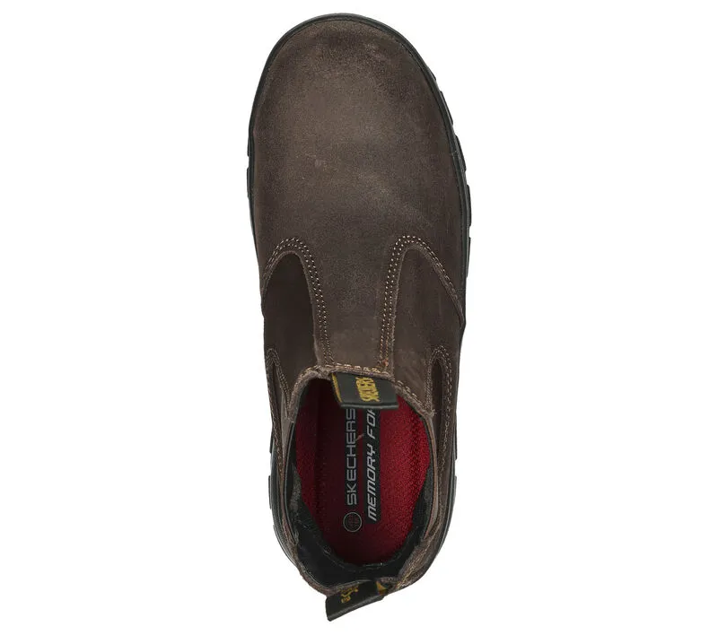 'Skechers' Women's 5" Work: Workshire-Jannit EH SR Comp Toe - Brown Suede