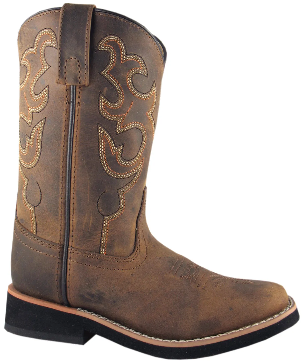 Smoky Mountain Boots Youth Boys Pueblo Dark Crazy Horse Leather 6 D