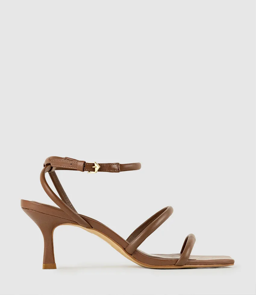 SOLARA65 Strappy Sandal in Caramel