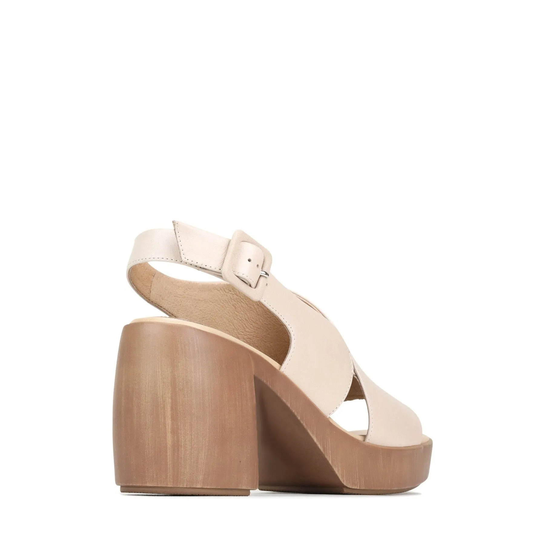 SPICER  LEATHER BLOCK HEEL SANDALS