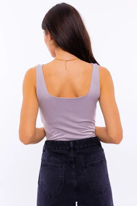 Square Neck Bodysuit