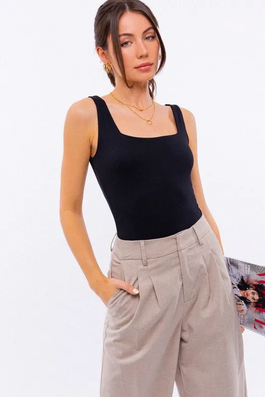 Square Neck Bodysuit