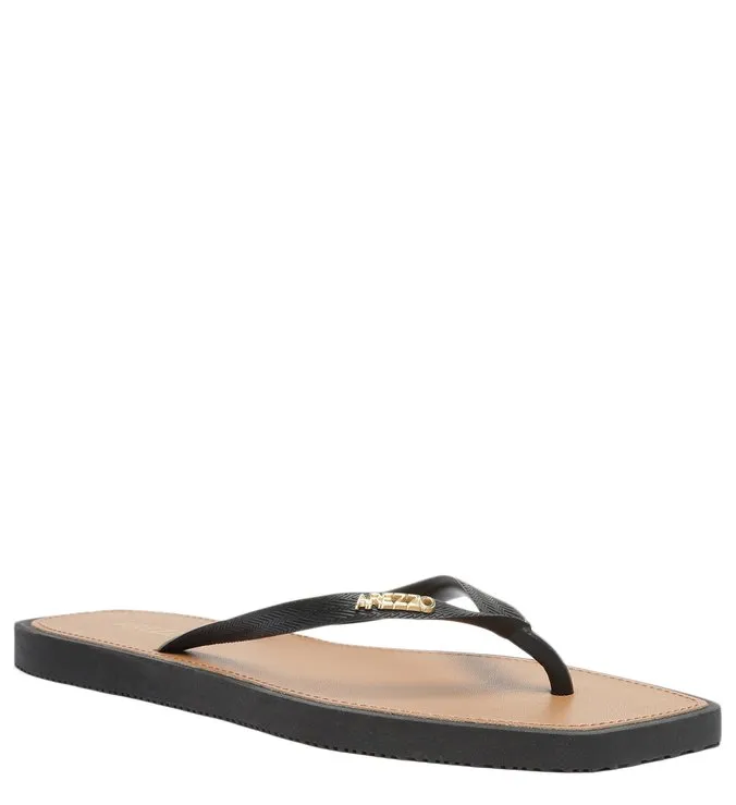 Square Toe Black Toe Slipper