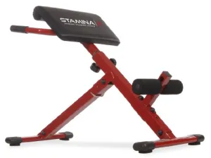 Stamina X Hyper Bench - Smart Workout App, No Subscription Required - Hyperextension and Core Strengthening Station