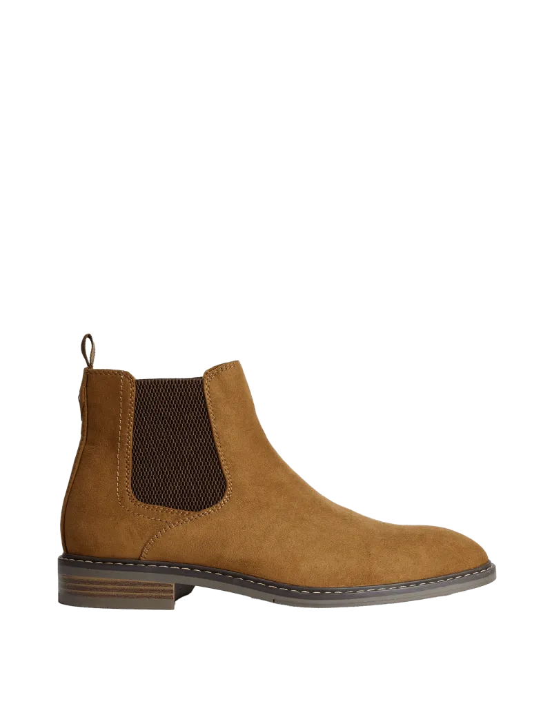 Suedette Chelsea Boots