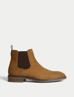 Suedette Chelsea Boots