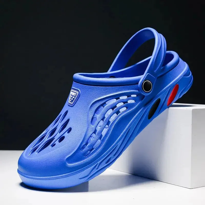 summer waterproof sandals Unisex Beach Sandals Men Women Slipper Summer Waterproof Anti-Slip Sandal Flip Flops Indoor Bathroom Slippers Outdoor Flat Shoes