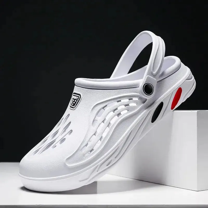 summer waterproof sandals Unisex Beach Sandals Men Women Slipper Summer Waterproof Anti-Slip Sandal Flip Flops Indoor Bathroom Slippers Outdoor Flat Shoes
