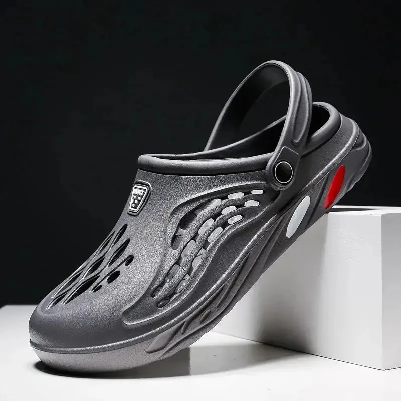 summer waterproof sandals Unisex Beach Sandals Men Women Slipper Summer Waterproof Anti-Slip Sandal Flip Flops Indoor Bathroom Slippers Outdoor Flat Shoes