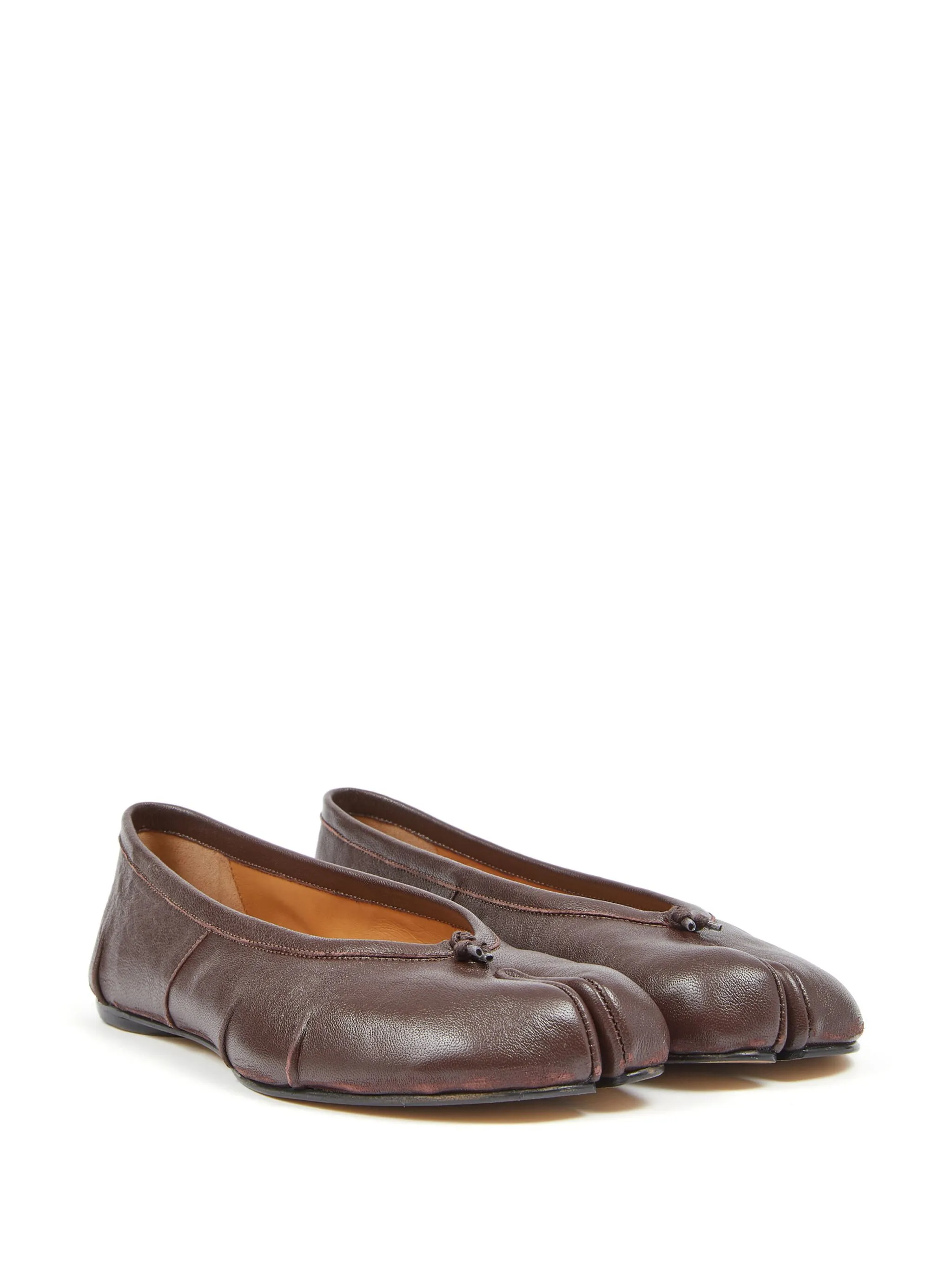 Tabi New leather ballerina shoes