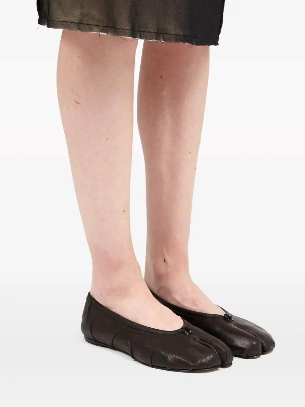 Tabi New leather ballerina shoes