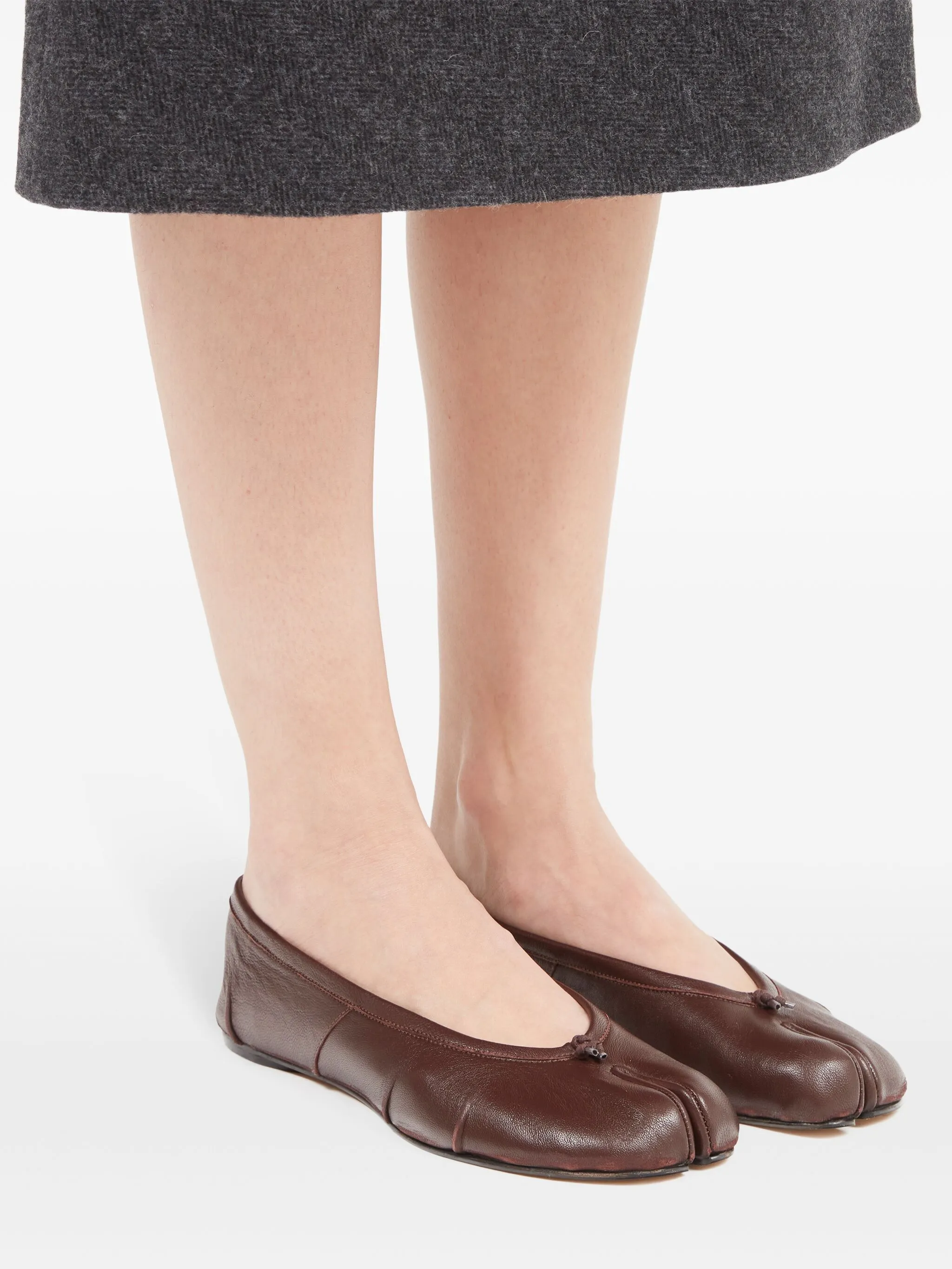 Tabi New leather ballerina shoes