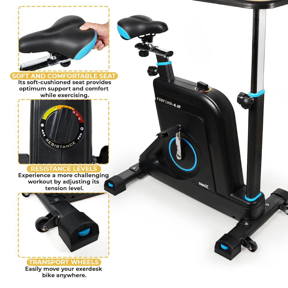 Trax ExerDesk 4.0 Desk Stationary Bike
