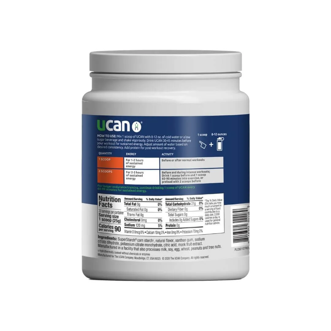 UCAN Energy Tub - 60 Servings - Orange