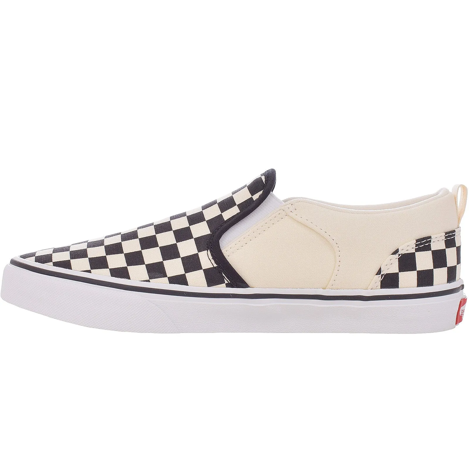 Vans Kids Asher Checkered Trainers - Black